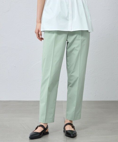 CAST: / キャスト コロン パンツ | 【早割10%OFFキャンペーン】テーパードタックイージーパンツ(グリーン)