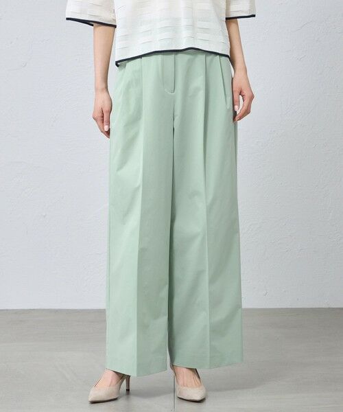 CAST: / キャスト コロン パンツ | 【早割10%OFFキャンペーン】ツータックイージーパンツ(グリーン)