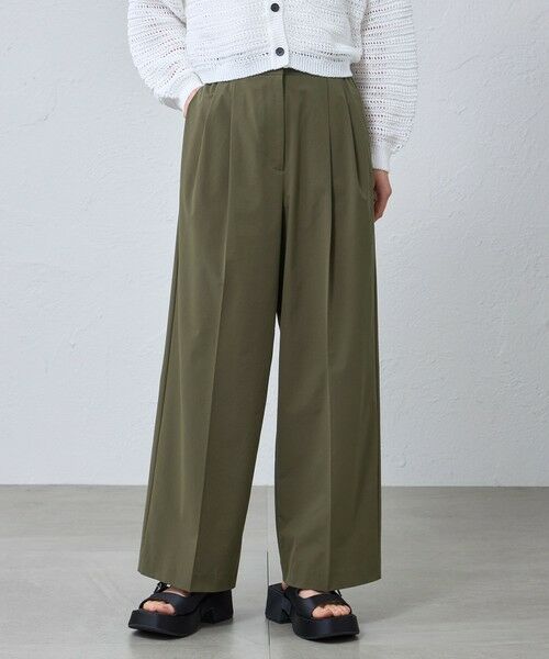 CAST: / キャスト コロン パンツ | 【早割10%OFFキャンペーン】ツータックイージーパンツ(カーキ3)