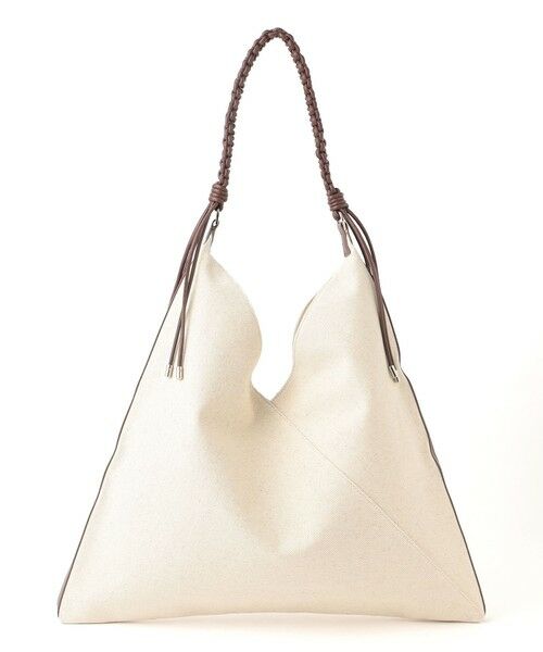CAST: / キャスト コロン バッグ | 【LE VERNIS】One Handle Cloth Bag（ブラウン7）