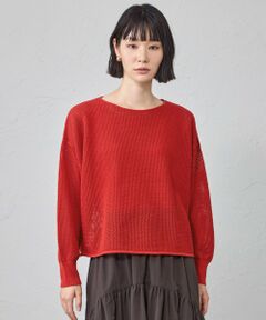 CAST: / キャスト コロン ニット・セーター | メッシュクロップドニット