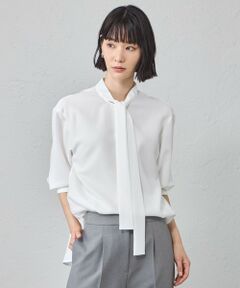 CAST: / キャスト コロン シャツ・ブラウス | 【着用しわ軽減・吸水速乾】ボウタイブラウス