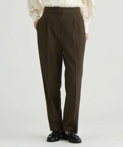 CAST: / キャスト コロン パンツ | グレンチェック タックテーパードパンツ