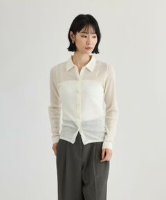 CAST: / キャスト コロン ニット・セーター | 【CAST COLON】【WEB・一部店舗限定】ハリヌキニットポロ