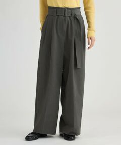 CAST: / キャスト コロン パンツ | 【CAST COLON】【WEB・一部店舗限定】ベルトワイドパンツ