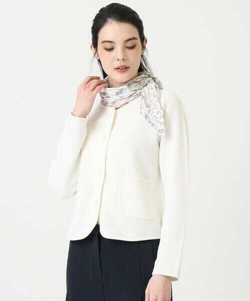 CHRISTIAN AUJARD / クリスチャン・オジャール マフラー・ショール・スヌード・ストール | ボタニカルフラワースカーフ | 詳細5