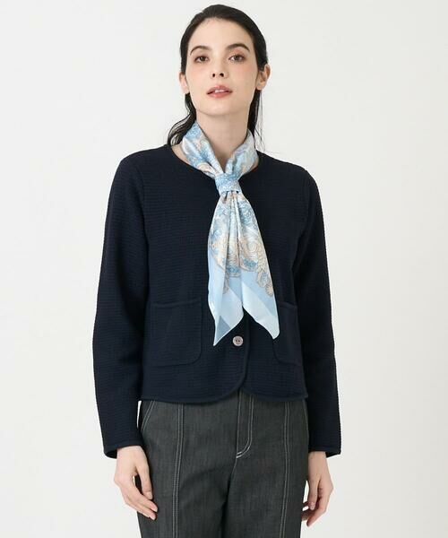 CHRISTIAN AUJARD / クリスチャン・オジャール マフラー・ショール・スヌード・ストール | シャドーストライプスカーフ | 詳細10