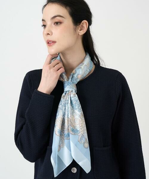 CHRISTIAN AUJARD / クリスチャン・オジャール マフラー・ショール・スヌード・ストール | シャドーストライプスカーフ | 詳細11