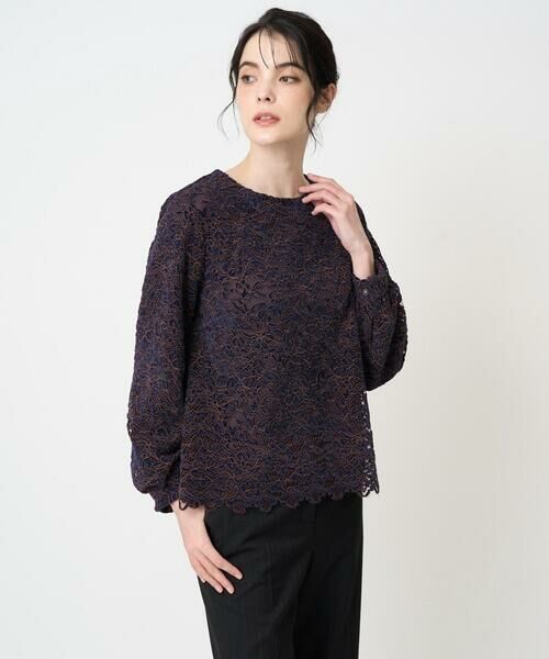 CHRISTIAN AUJARD / クリスチャン・オジャール シャツ・ブラウス | フラワーモールレースブラウス | 詳細2