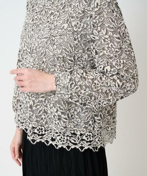 CHRISTIAN AUJARD / クリスチャン・オジャール シャツ・ブラウス | フラワーモールレースブラウス | 詳細13