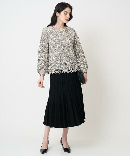 CHRISTIAN AUJARD / クリスチャン・オジャール シャツ・ブラウス | フラワーモールレースブラウス | 詳細18