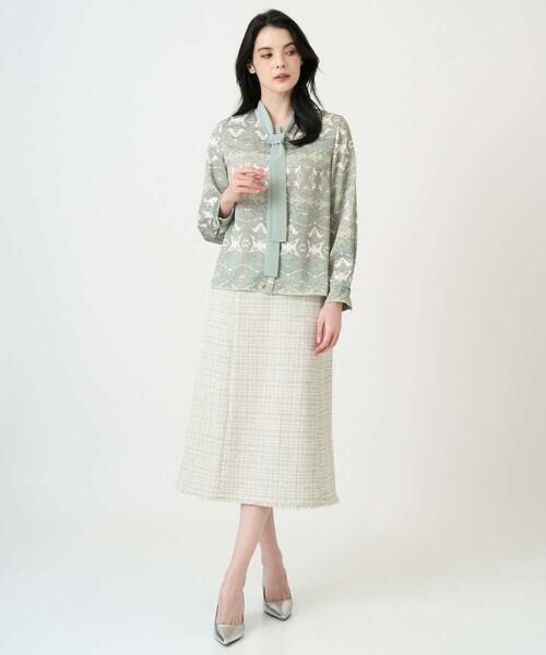 CHRISTIAN AUJARD / クリスチャン・オジャール シャツ・ブラウス | レーシーオーナメントプリントブラウス | 詳細18