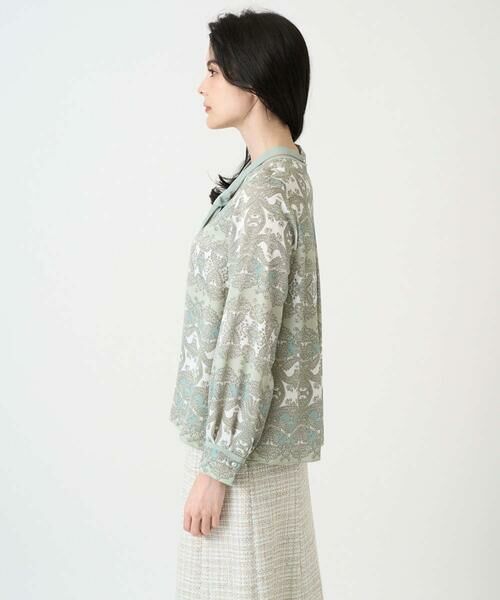 CHRISTIAN AUJARD / クリスチャン・オジャール シャツ・ブラウス | レーシーオーナメントプリントブラウス | 詳細4