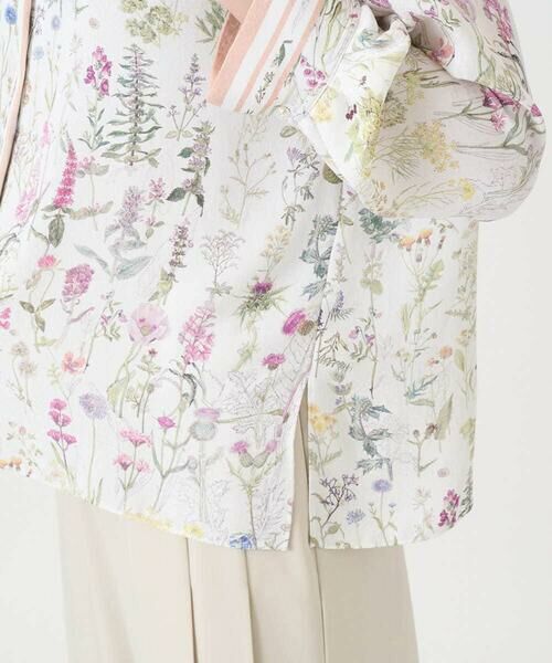 CHRISTIAN AUJARD / クリスチャン・オジャール シャツ・ブラウス | ボタニカルフラワーブラウス | 詳細10