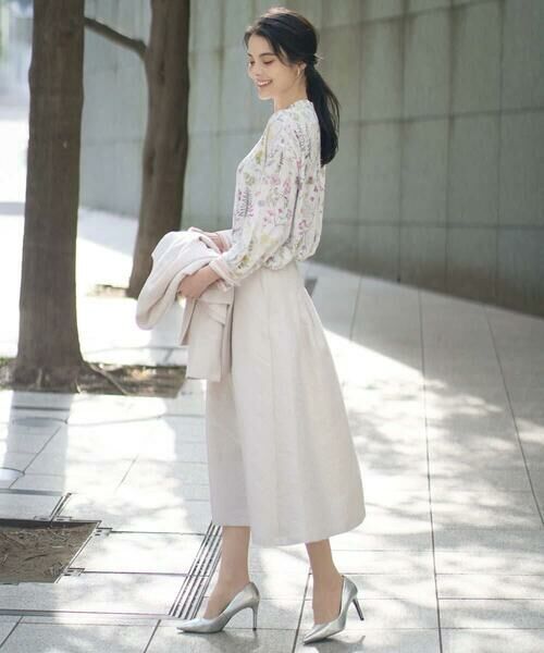 CHRISTIAN AUJARD / クリスチャン・オジャール シャツ・ブラウス | ボタニカルフラワーブラウス | 詳細12