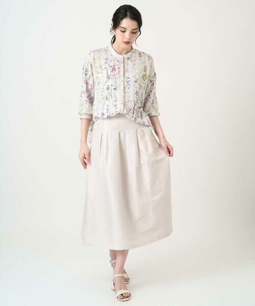 CHRISTIAN AUJARD / クリスチャン・オジャール シャツ・ブラウス | ボタニカルフラワーブラウス | 詳細16