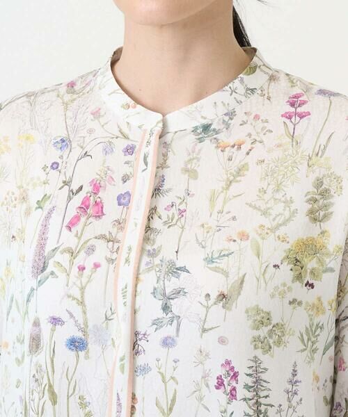 CHRISTIAN AUJARD / クリスチャン・オジャール シャツ・ブラウス | ボタニカルフラワーブラウス | 詳細8