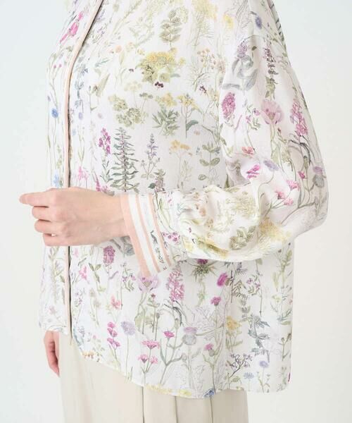 CHRISTIAN AUJARD / クリスチャン・オジャール シャツ・ブラウス | ボタニカルフラワーブラウス | 詳細9