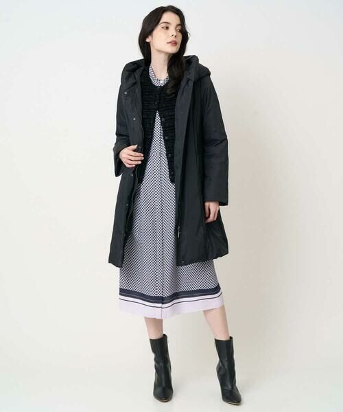 CHRISTIAN AUJARD / クリスチャン・オジャール ロング・マキシ丈ワンピース | 棒タイ付プリントワンピース | 詳細21