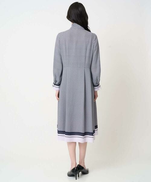 CHRISTIAN AUJARD / クリスチャン・オジャール ロング・マキシ丈ワンピース | 棒タイ付プリントワンピース | 詳細6