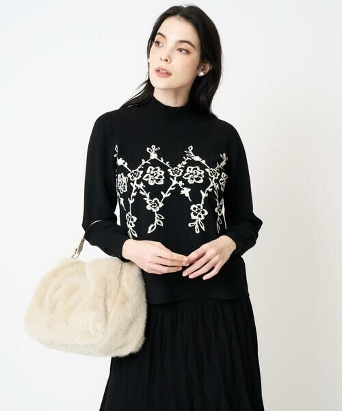 CHRISTIAN AUJARD / クリスチャン・オジャール ニット・セーター | ジャガードニットプルオーバー | 詳細1