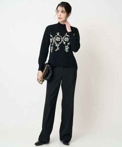 CHRISTIAN AUJARD / クリスチャン・オジャール ニット・セーター | ジャガードニットプルオーバー | 詳細15