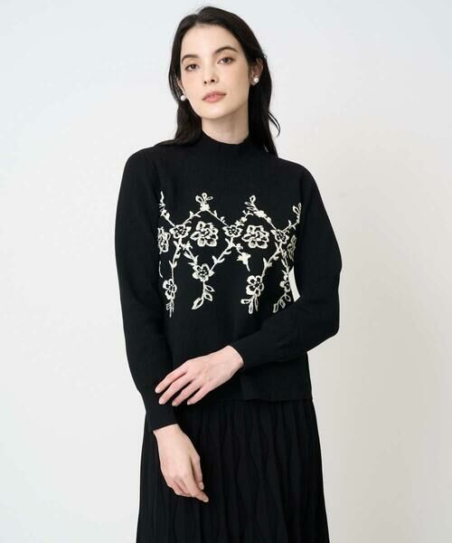 CHRISTIAN AUJARD / クリスチャン・オジャール ニット・セーター | ジャガードニットプルオーバー | 詳細4