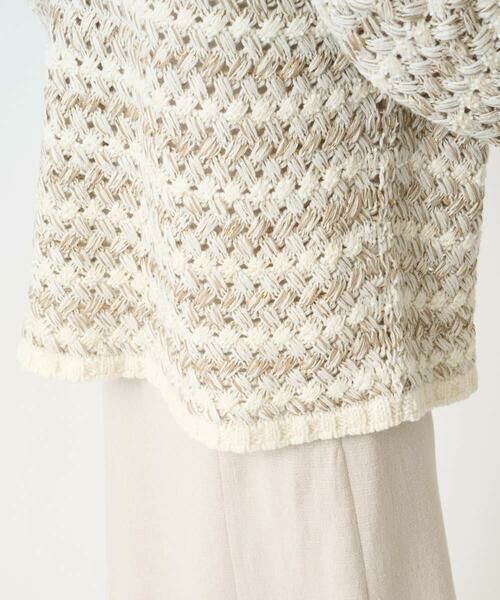 CHRISTIAN AUJARD / クリスチャン・オジャール ニット・セーター | バスケットジャガードプルオーバーニット | 詳細12