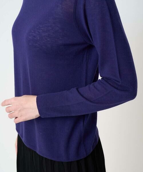 CHRISTIAN AUJARD / クリスチャン・オジャール ニット・セーター | [肌触り良い･軽い]ベーシックプルオーバーニット | 詳細10