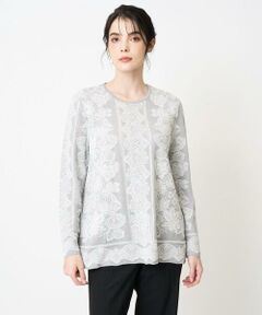 CHRISTIAN AUJARD / クリスチャン・オジャール ニット・セーター | レーシージャガードニットプルオーバー