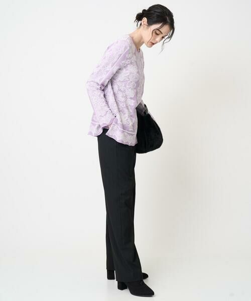 CHRISTIAN AUJARD / クリスチャン・オジャール ニット・セーター | レーシージャガードニットプルオーバー | 詳細4