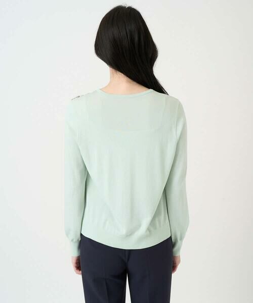 CHRISTIAN AUJARD / クリスチャン・オジャール ニット・セーター | [アンサンブル対応]レーシーオーナメントプリントトップス | 詳細4