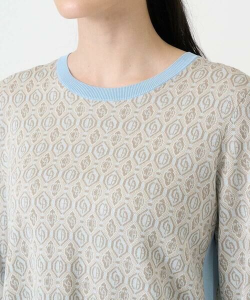 CHRISTIAN AUJARD / クリスチャン・オジャール ニット・セーター | ジオメトリックジャカードニット | 詳細13