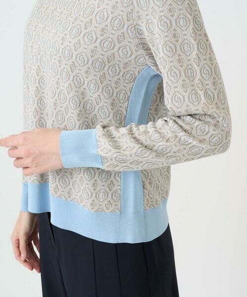 CHRISTIAN AUJARD / クリスチャン・オジャール ニット・セーター | ジオメトリックジャカードニット | 詳細14