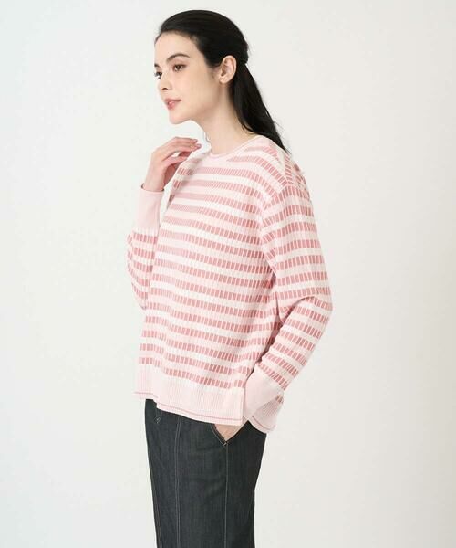 CHRISTIAN AUJARD / クリスチャン・オジャール ニット・セーター | タックボーダーニットプルオーバー | 詳細4