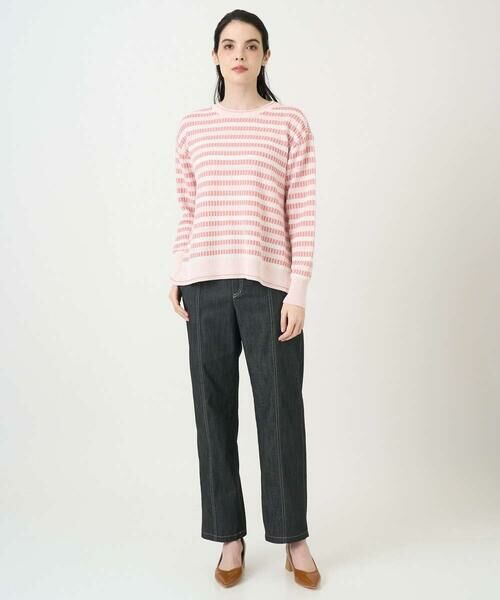 CHRISTIAN AUJARD / クリスチャン・オジャール ニット・セーター | タックボーダーニットプルオーバー | 詳細8