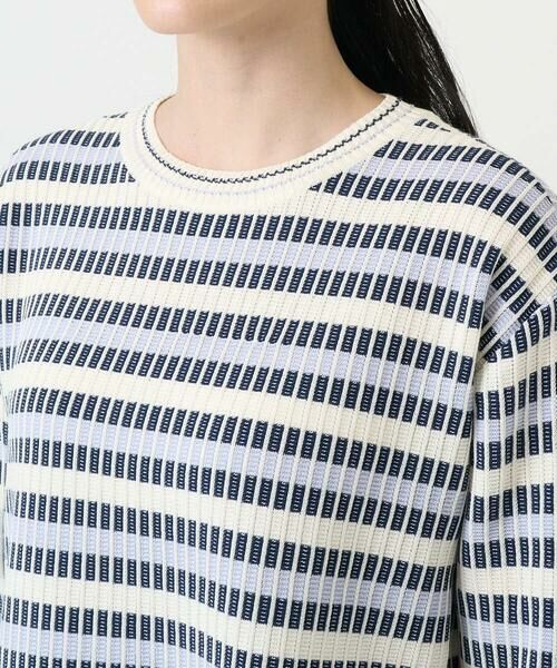 CHRISTIAN AUJARD / クリスチャン・オジャール ニット・セーター | タックボーダーニットプルオーバー | 詳細15