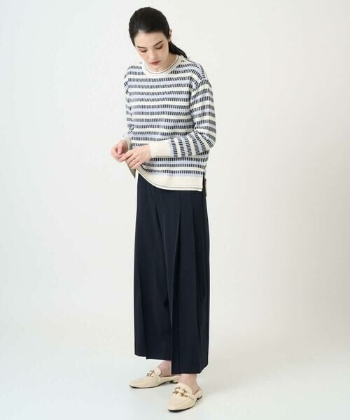 CHRISTIAN AUJARD / クリスチャン・オジャール ニット・セーター | タックボーダーニットプルオーバー | 詳細19