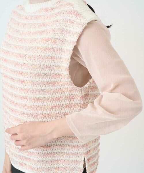 CHRISTIAN AUJARD / クリスチャン・オジャール ベスト | ファンシーツイードベスト | 詳細5