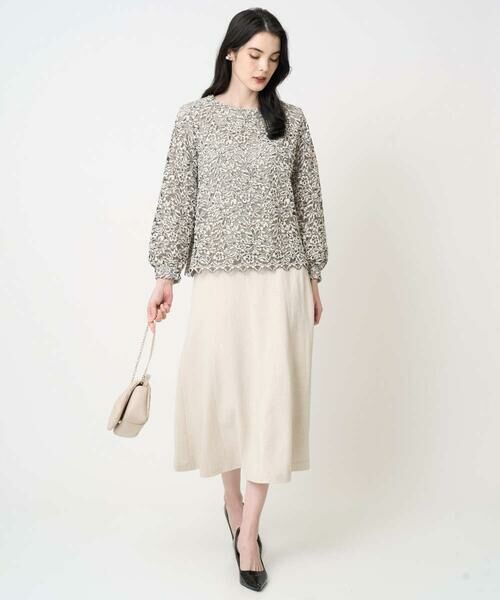 CHRISTIAN AUJARD / クリスチャン・オジャール ロング・マキシ丈スカート | [セットアップ対応]ラメジャージースカート | 詳細2