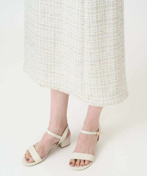 CHRISTIAN AUJARD / クリスチャン・オジャール ロング・マキシ丈スカート | [セットアップ対応]シャイニーツィードスカート | 詳細8