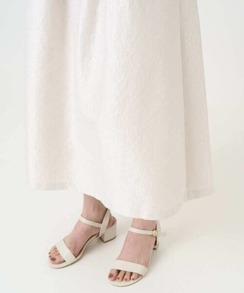 CHRISTIAN AUJARD / クリスチャン・オジャール ロング・マキシ丈スカート | [セットアップ対応]ジャカードサテンスカート | 詳細7