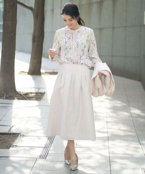 CHRISTIAN AUJARD / クリスチャン・オジャール ロング・マキシ丈スカート | [セットアップ対応]ジャカードサテンスカート | 詳細9