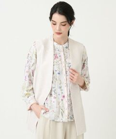 CHRISTIAN AUJARD / クリスチャン・オジャール ベスト | [セットアップ対応]ジャカードサテンジレ