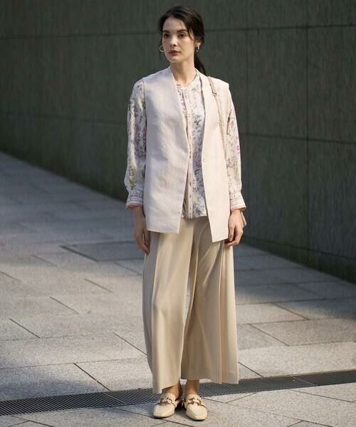 CHRISTIAN AUJARD / クリスチャン・オジャール ベスト | [セットアップ対応]ジャカードサテンジレ | 詳細12