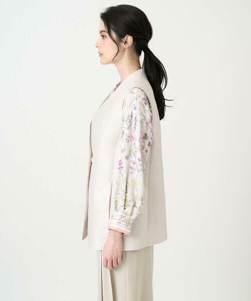 CHRISTIAN AUJARD / クリスチャン・オジャール ベスト | [セットアップ対応]ジャカードサテンジレ | 詳細2