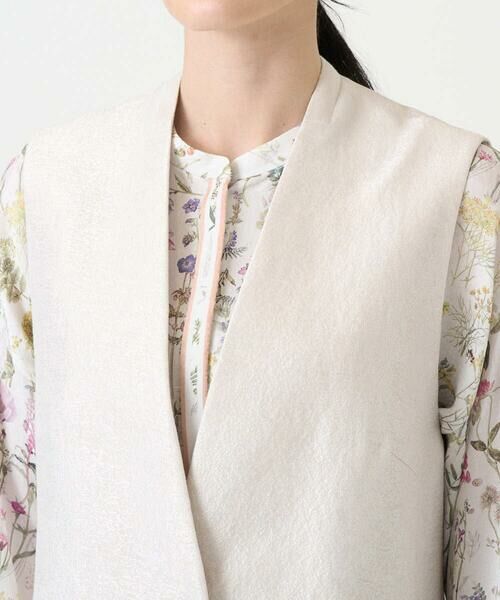 CHRISTIAN AUJARD / クリスチャン・オジャール ベスト | [セットアップ対応]ジャカードサテンジレ | 詳細4