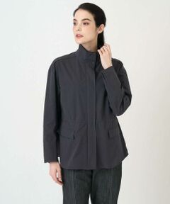 CHRISTIAN AUJARD / クリスチャン・オジャール ノーカラージャケット | [軽量/シワになりにくい]タフタジップジャケット