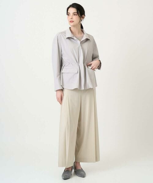 CHRISTIAN AUJARD / クリスチャン・オジャール ノーカラージャケット | [軽量/シワになりにくい]タフタジップジャケット | 詳細10