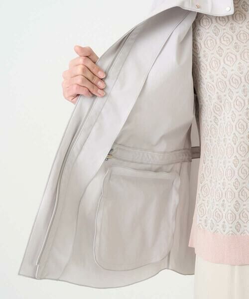 CHRISTIAN AUJARD / クリスチャン・オジャール ノーカラージャケット | [軽量/シワになりにくい]タフタジップジャケット | 詳細3